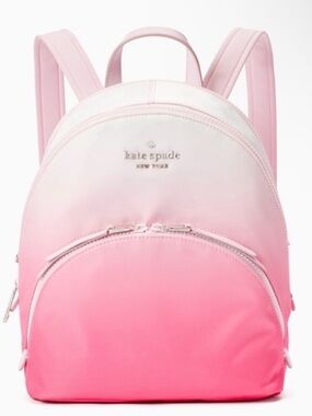 Kate Spade New York Karissa Nylon medium backpack ombre pink
